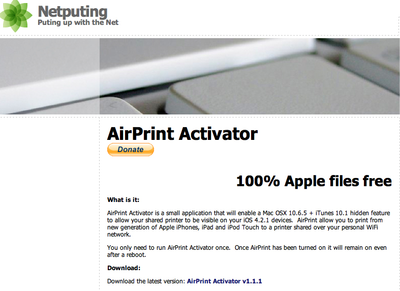Airprint Download Mac Os X