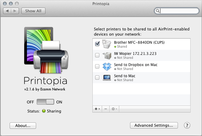Airprint download mac os x 10.13